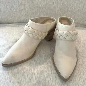 Dolce Vita Serla Mules, Size 8, Color Ivory